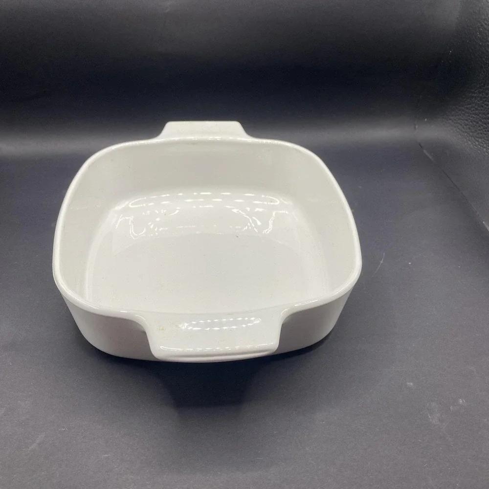 Vintage Corning Ware A-1-B Plain White 1 Liter Casserole Dish without Lid